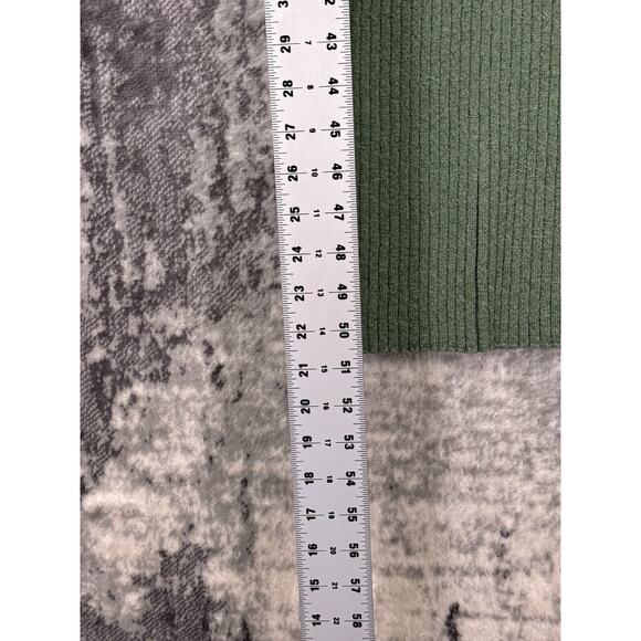 Anthropologie Dress Medium Womens AMADI Green Knit Ribbed Backless Midi Maxi - Picture 6 of 8